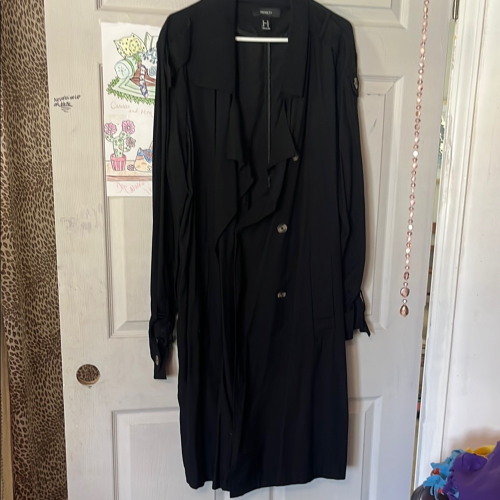 Forever 21 Black Trench Coat